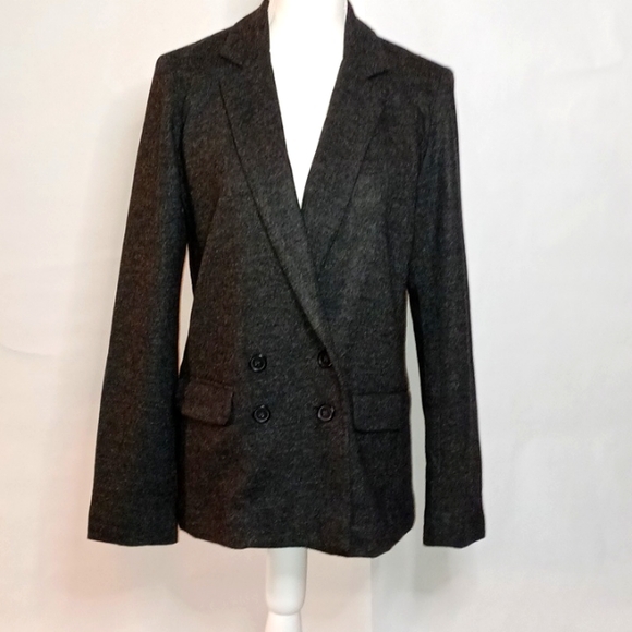 J. Crew Jackets & Coats Jcrew Wool Womans Blazer Size 6 Charcoal